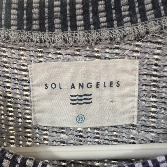 Anthropologie By Sol Angeles Textured Knit Open-Shoulder Dress - Picture 5 of 9